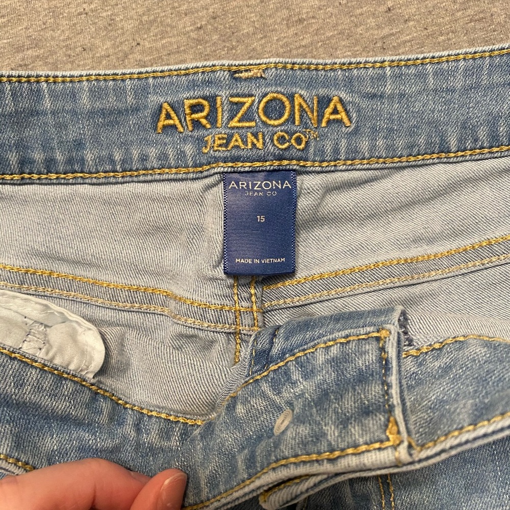 arizona jean co. blue jean shorts